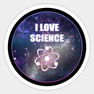 I Love Science Sticker